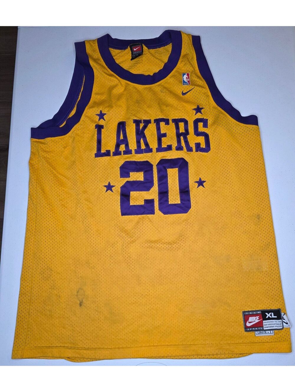 Vintage NBA Los Angeles Lakers Gary Payton Nike Jersey
